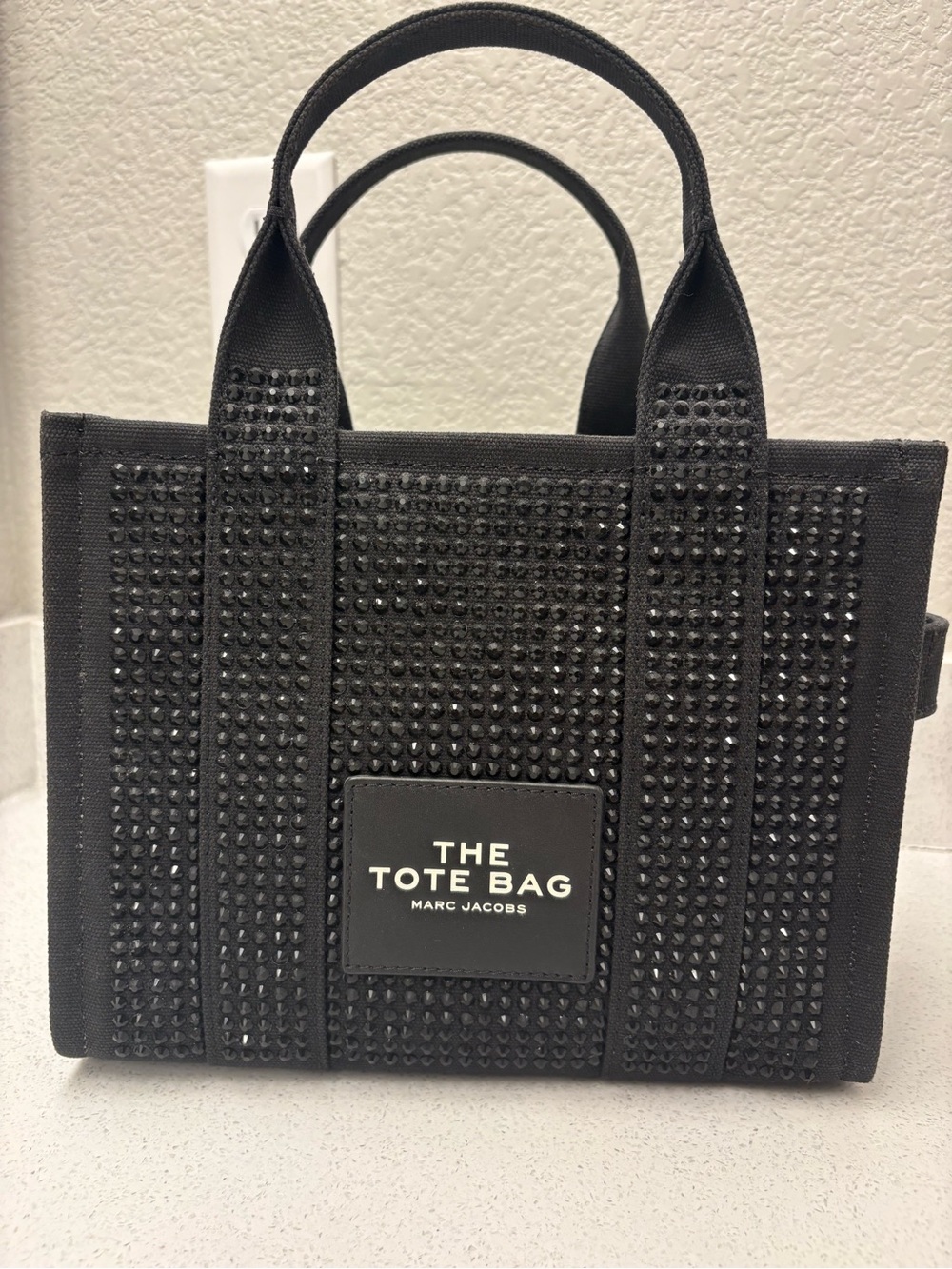 Marc Jacobs Black Rhinestone Tote